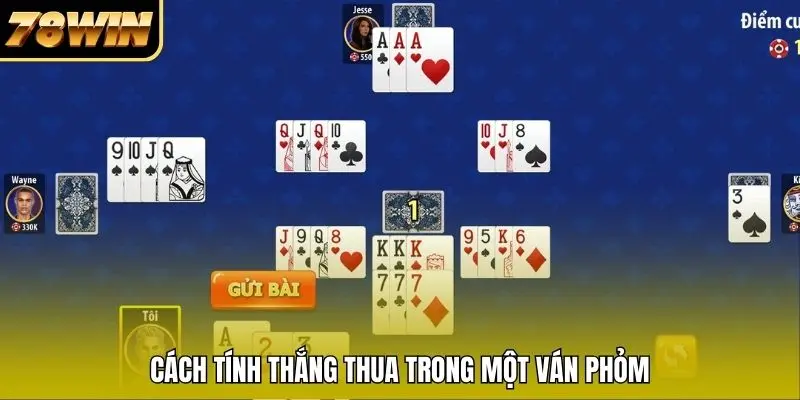 Cách tính thắng thua trong một ván Phỏm Cách tính thắng thua trong một ván Phỏm