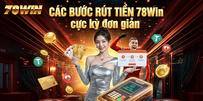 Các bước rút tiền 78WIN cực kỳ đơn giản Các bước rút tiền 78WIN cực kỳ đơn giản